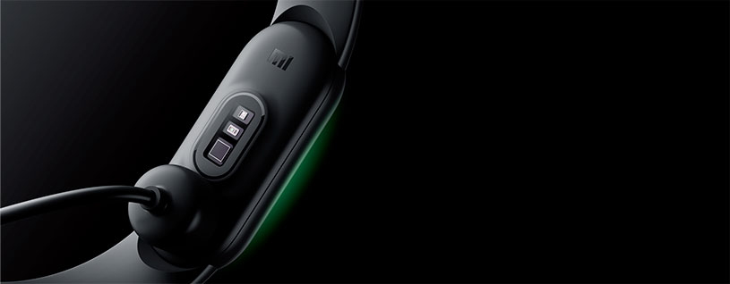 Фитнес-браслет Mi Smart Band 6 NFC с магнитной зарядкой